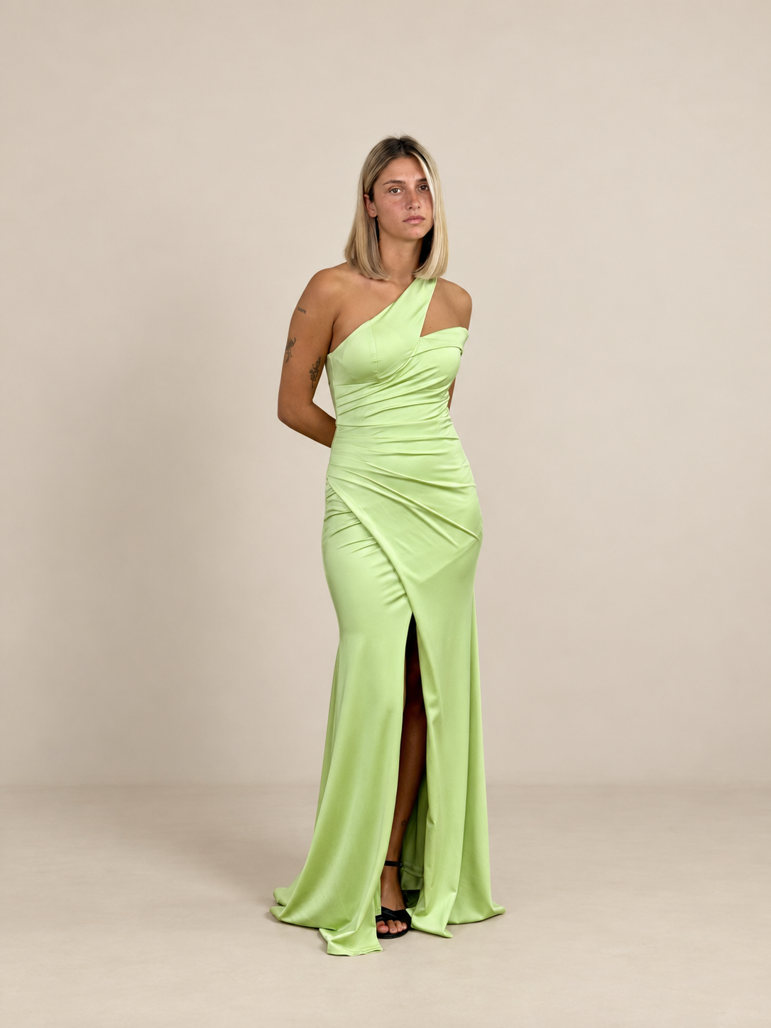 Robe de cérémonie longue asymétrique - Zurich