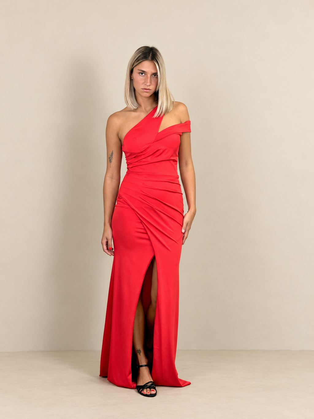 Robe de cérémonie longue asymétrique - Zurich