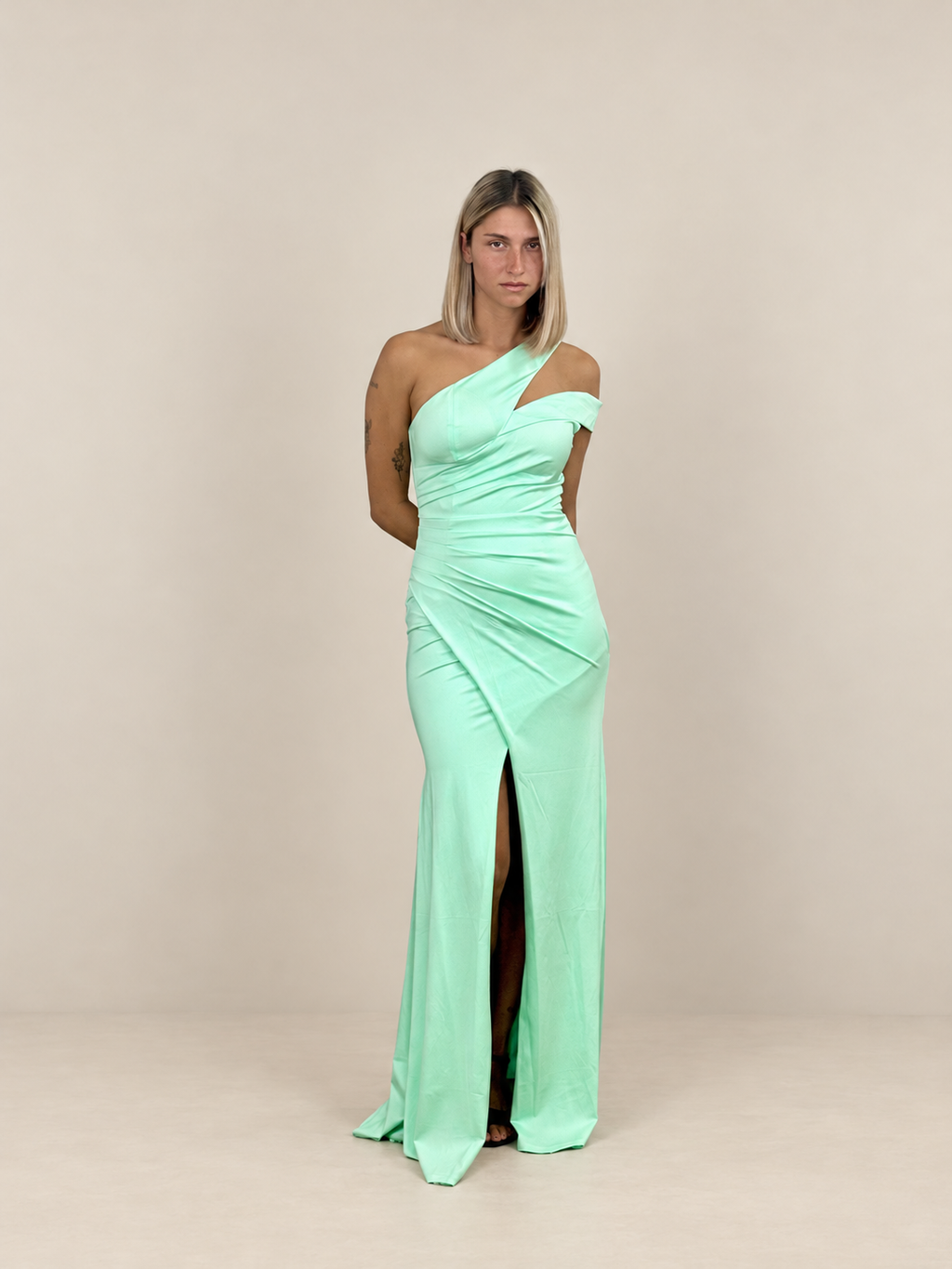 Robe de cérémonie longue asymétrique - Zurich