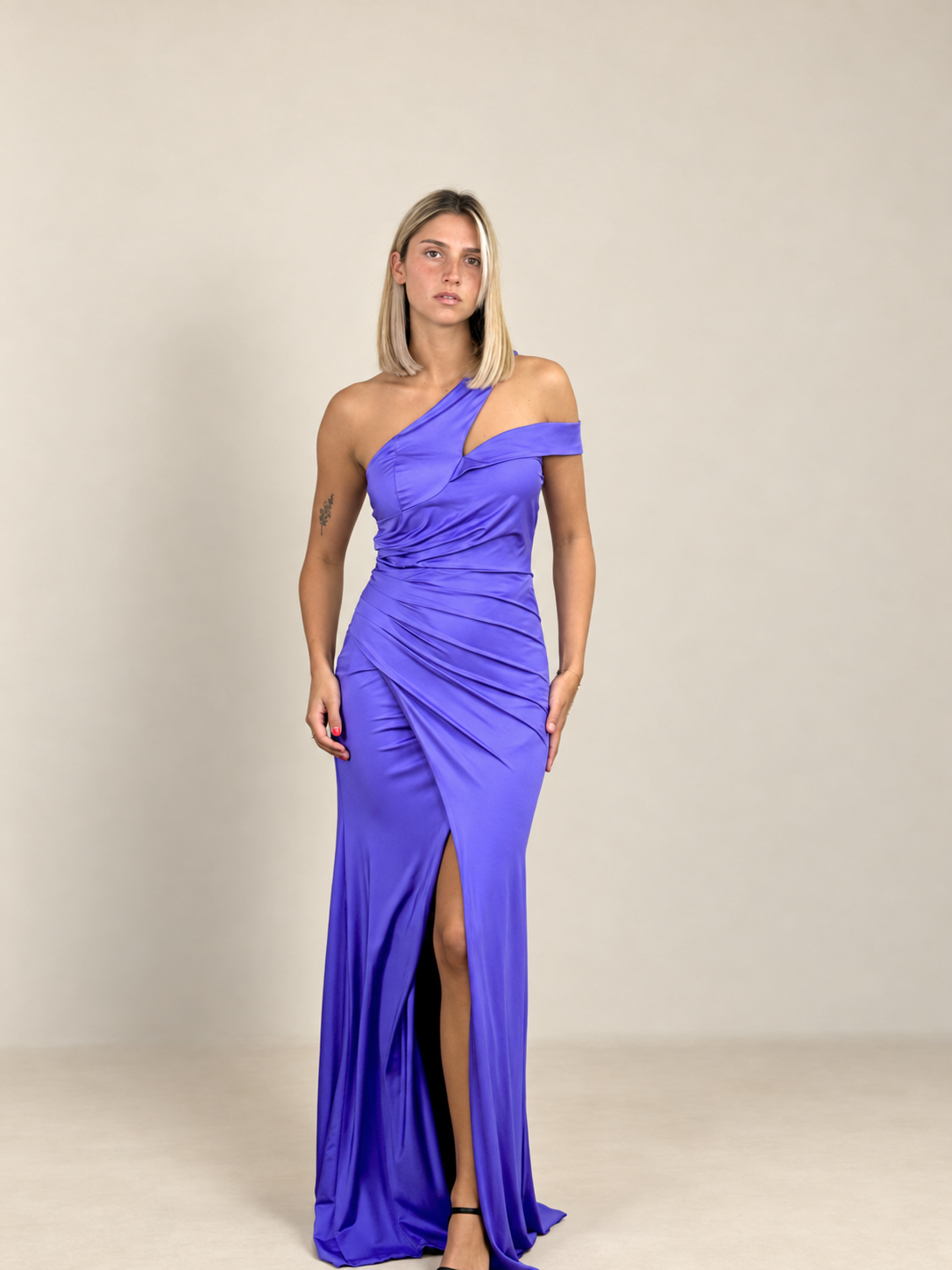 Robe de cérémonie longue asymétrique - Zurich