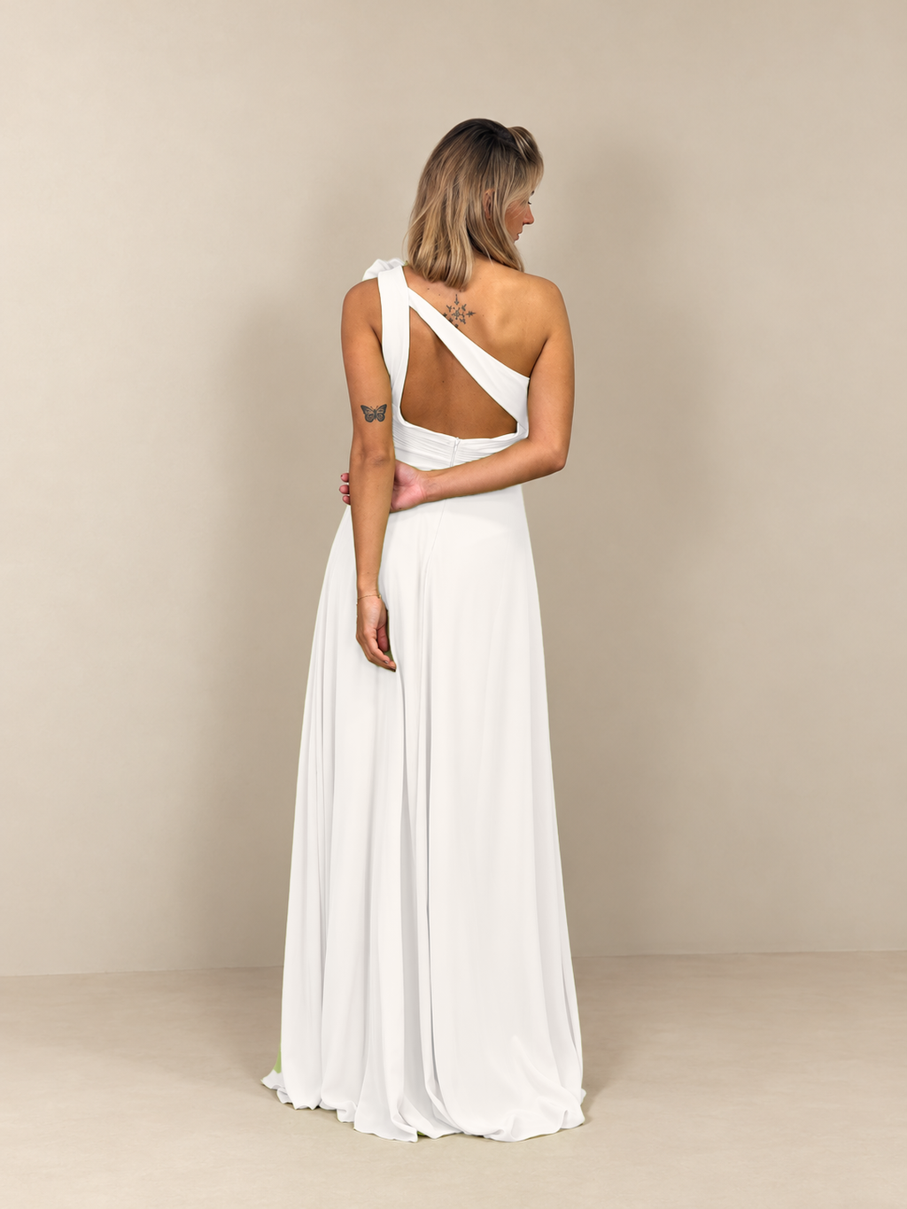 Robe de cérémonie longue à fleur amovible - Calabasas