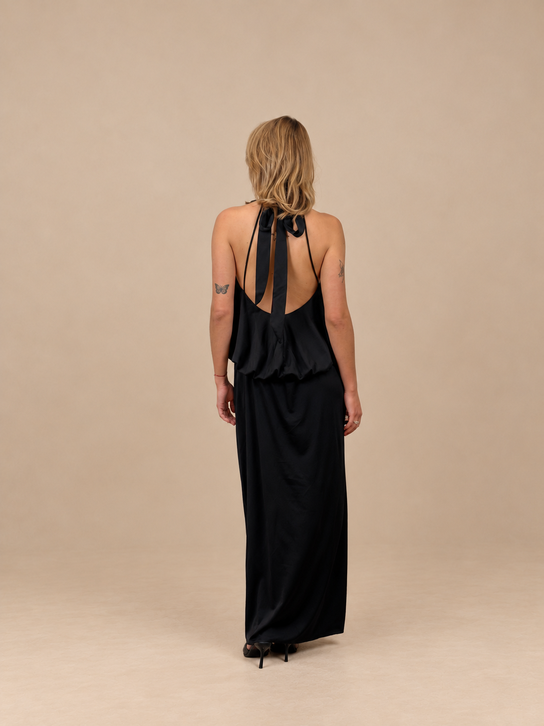 Robe de soirée longue à fleur d'épaule - Brisbane