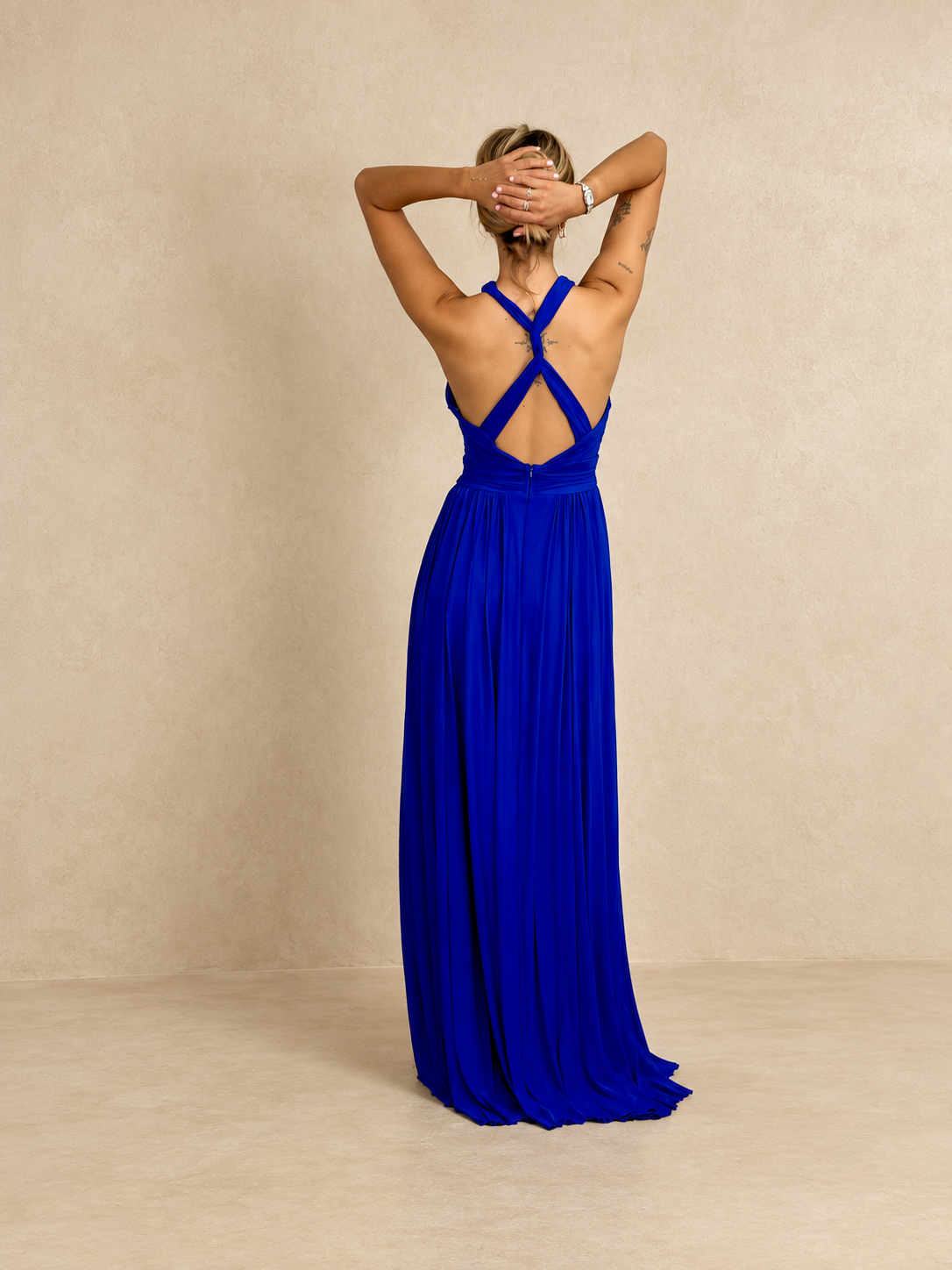 Robe de soirée longue fluide - Hong-Kong