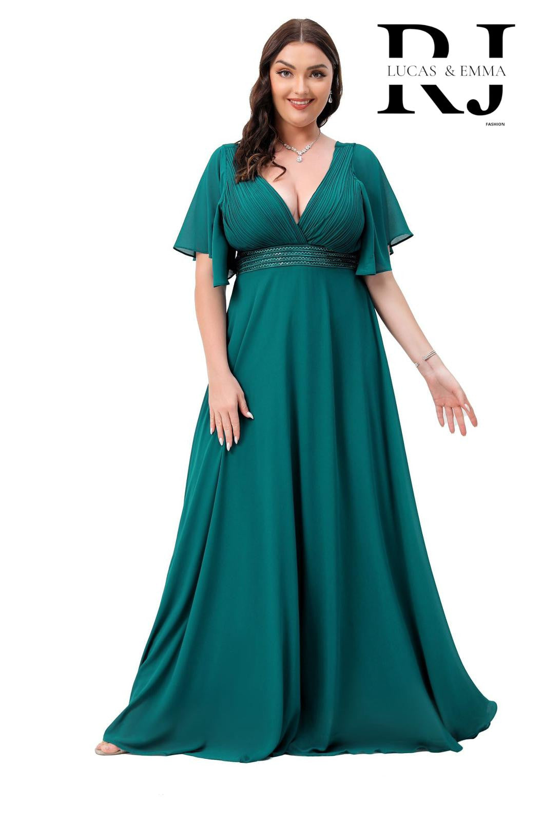 Robe de cérémonie grande taille AJACCIO